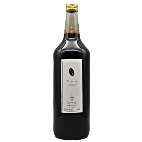 Espressolikör 1,0 Ltr - 22 % vol. .